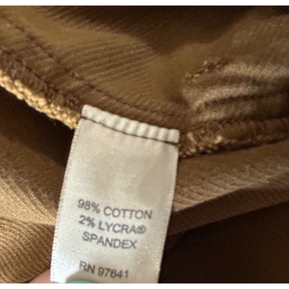 J. Jill Brown Corduroy Midi Skirt Sz 4P Dark Academia Cottagecore Boho Soft - Picture 5 of 5